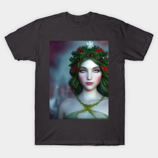 Christmas Princess T-Shirt by Feel Imagine Create